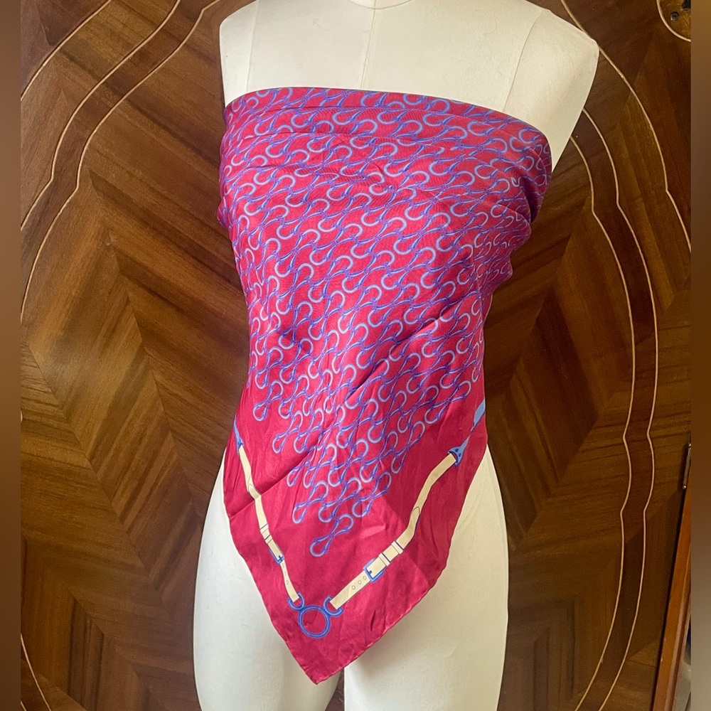 Vintage Gucci Silk Scarf